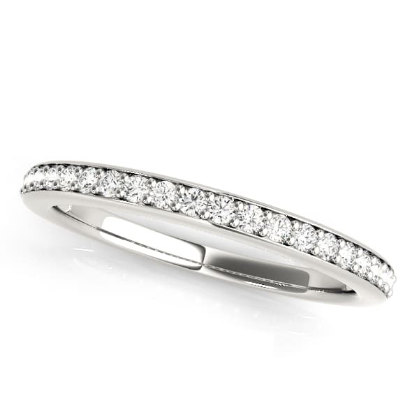 Prong In Channel Wedding Band