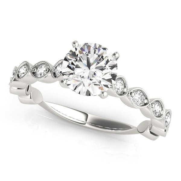 Vintage-Inspired Milgrain Engagement Ring