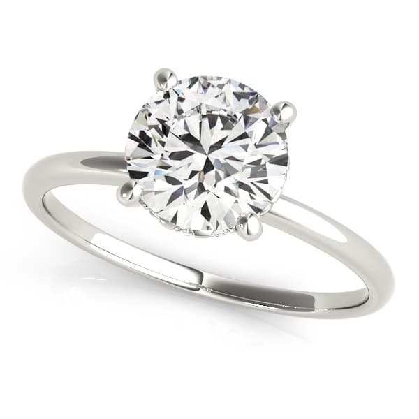 Round Solitaire Engagement Ring