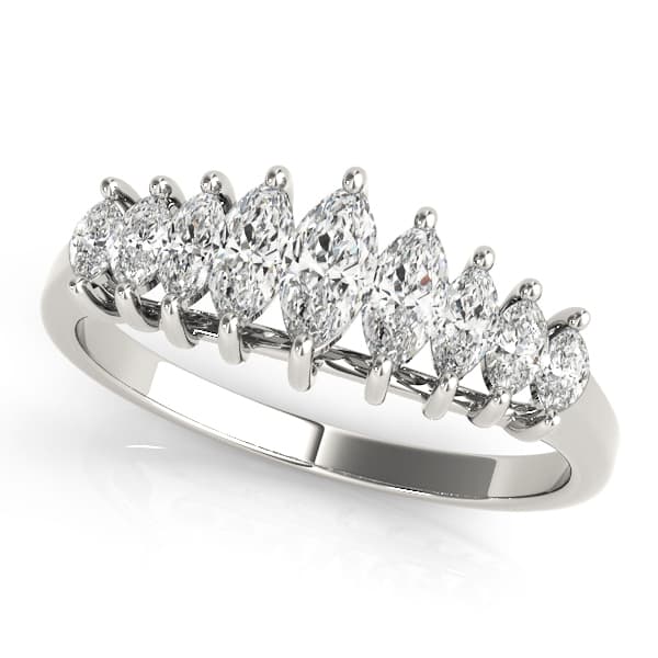 Fancy Shape Marquise Wedding Bands