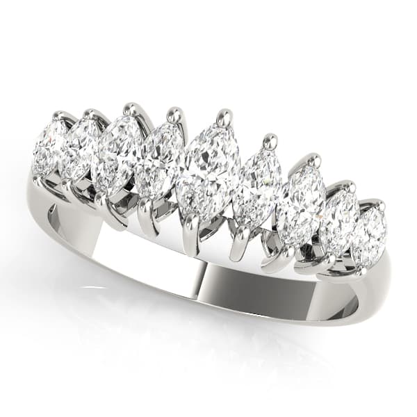 Fancy Shape Marquise Wedding Bands