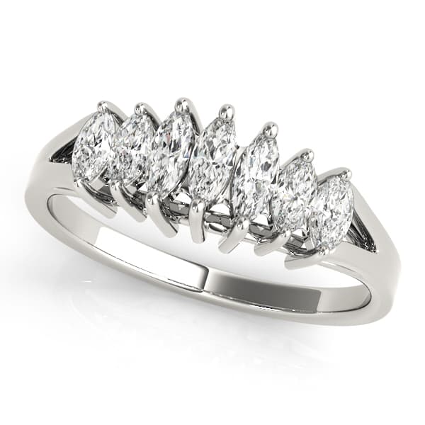Fancy Shape Marquise Wedding Band