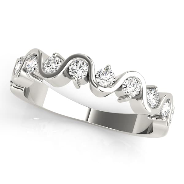 S-Shape Wedding Band