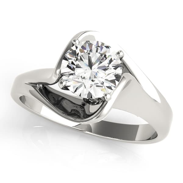 Solitaire Twisted Engagement Rings