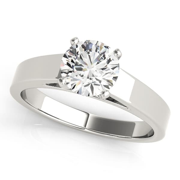 Solitaire Cathedral Engagement Ring