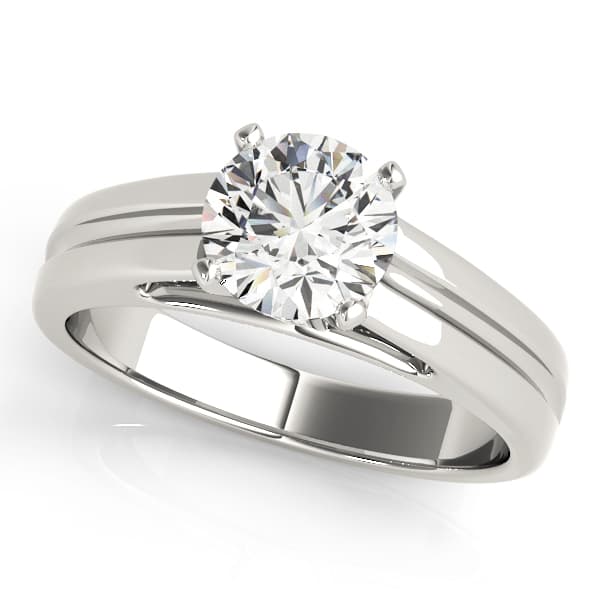 Cathedral Solitaire Engagement Ring