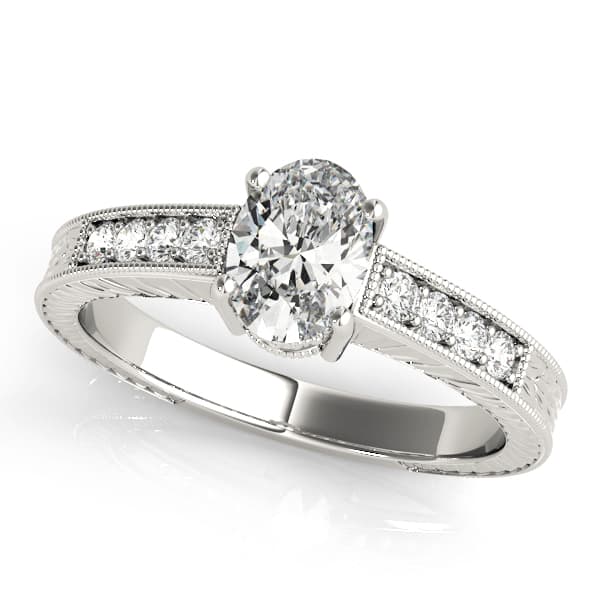 ENGAGEMENT RINGS SINGLE ROW PRONG