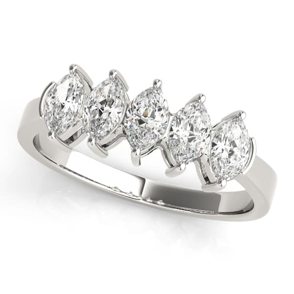 Fancy Shape Marquise Wedding Bands