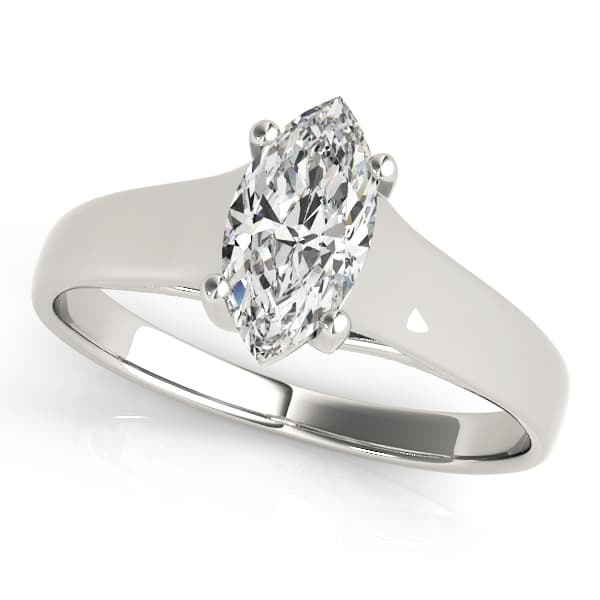 Solitaire Trellis Engagement Ring