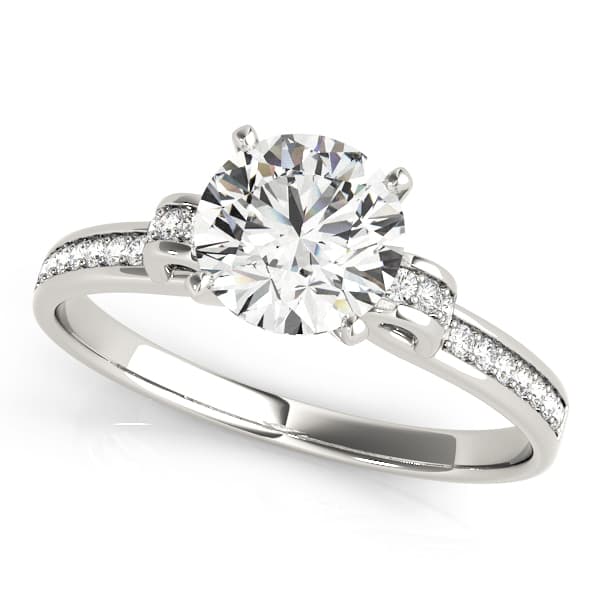 ENGAGEMENT RINGS SINGLE ROW PRONG