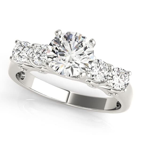 ENGAGEMENT RINGS SINGLE ROW PRONG