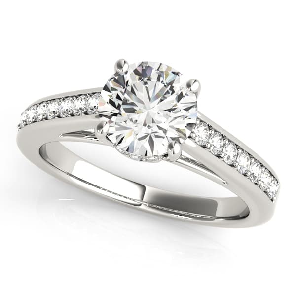 ENGAGEMENT RINGS SINGLE ROW PRONG