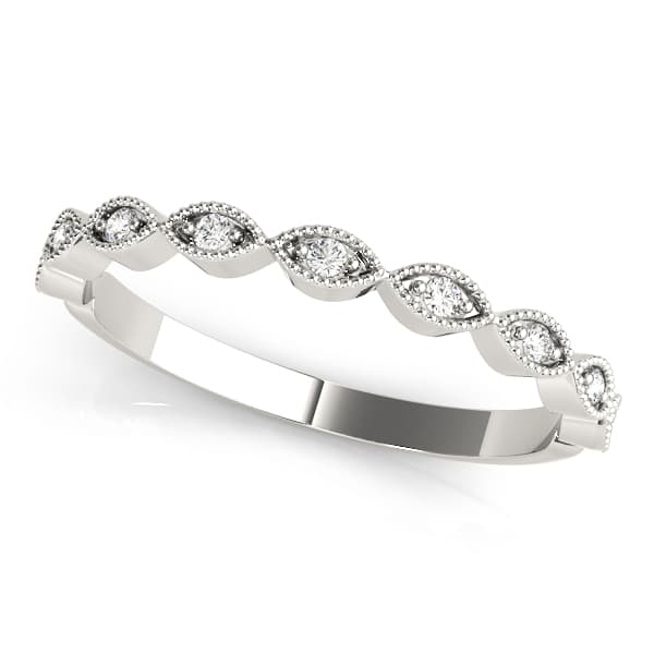 Marquise Shaped Stackable Band