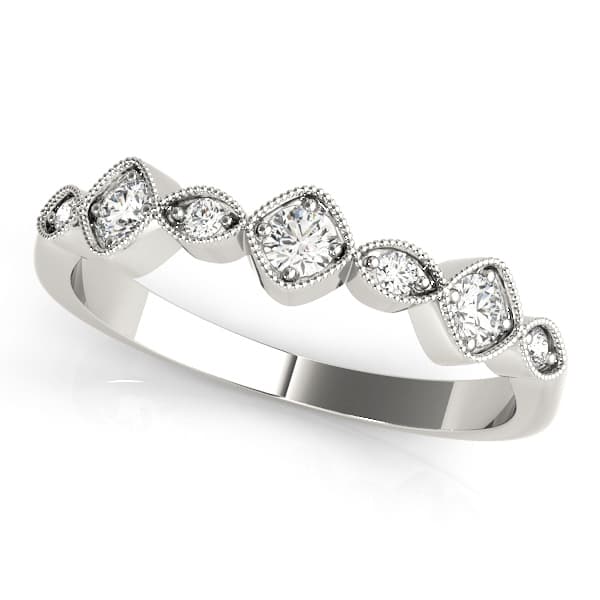 Vintage Milgrain Stackable Band