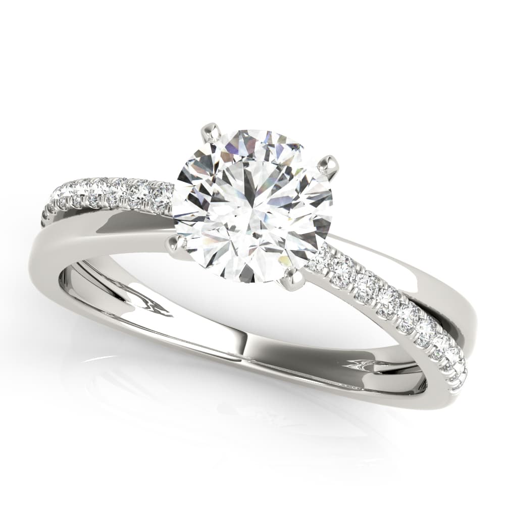 Intertwined Engagement Ring