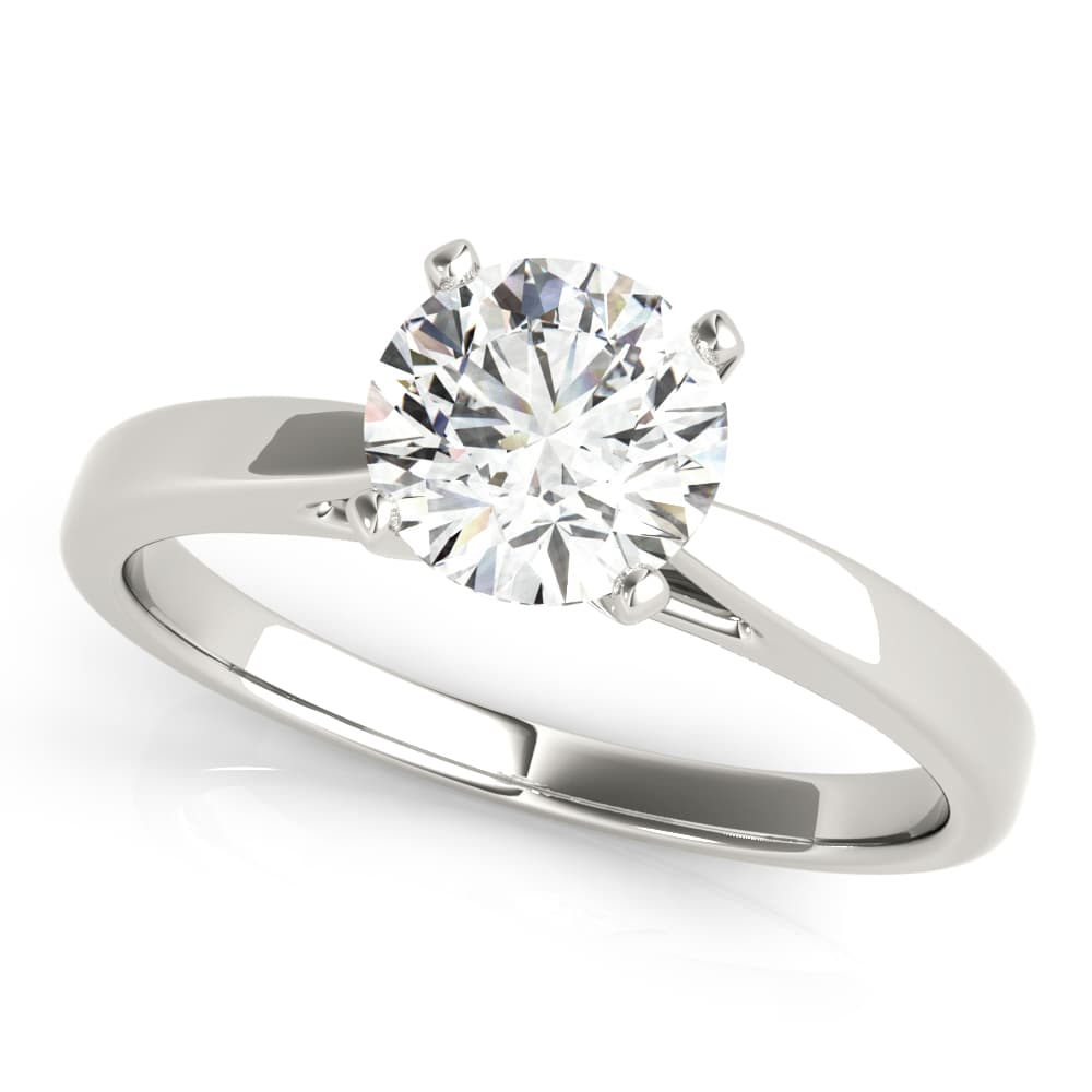 Solitaire Cathedral Engagement Ring