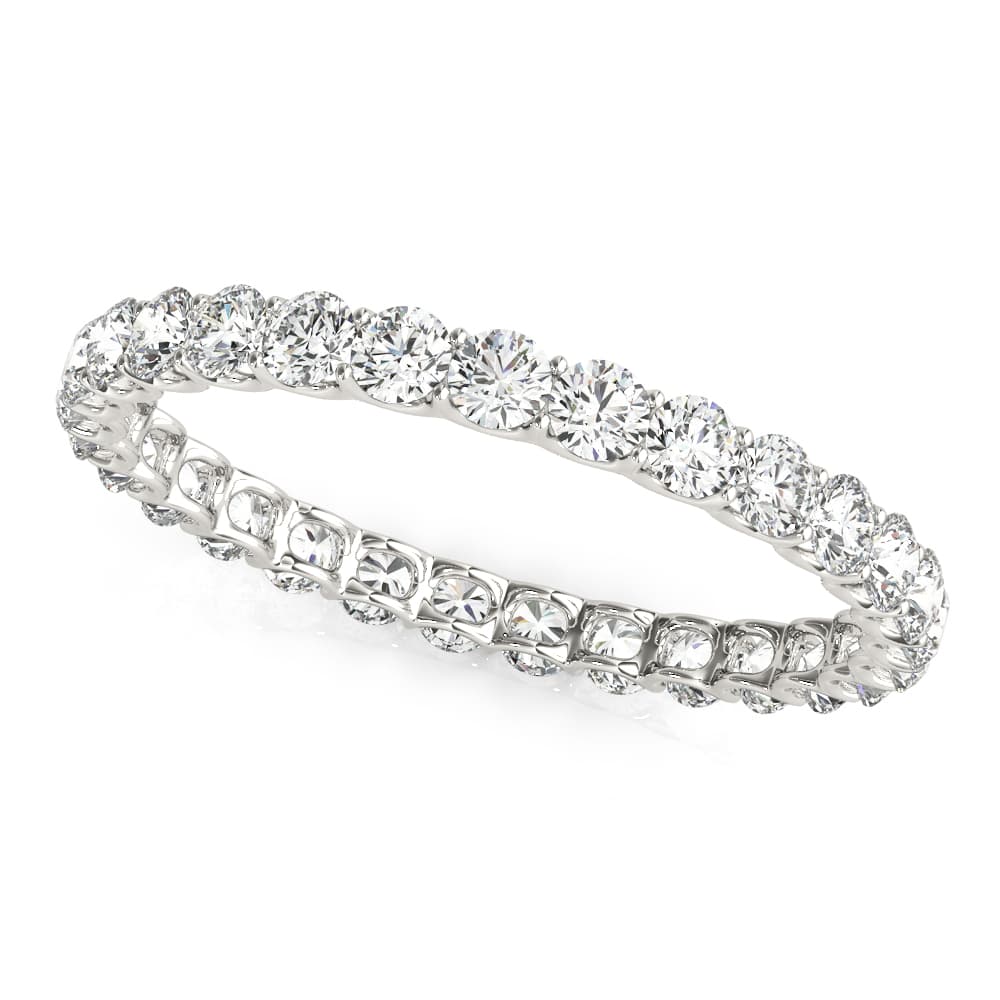 U-Prong Eternity Wedding Band