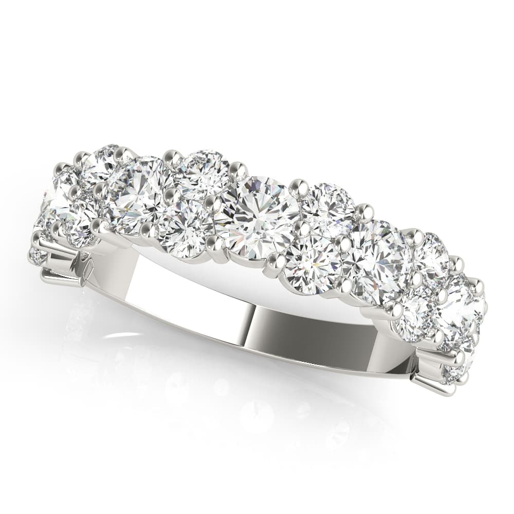 Shared Prong Wedding Bands