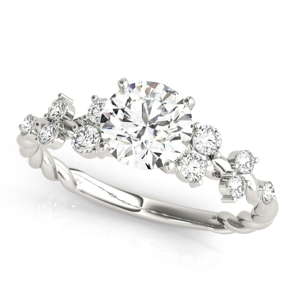 Scattered Style Engagement Ring