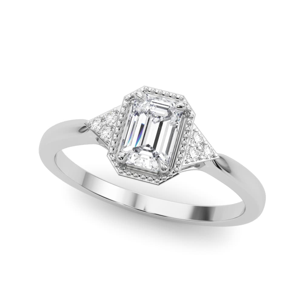 Emerald Cut Engagement Ring