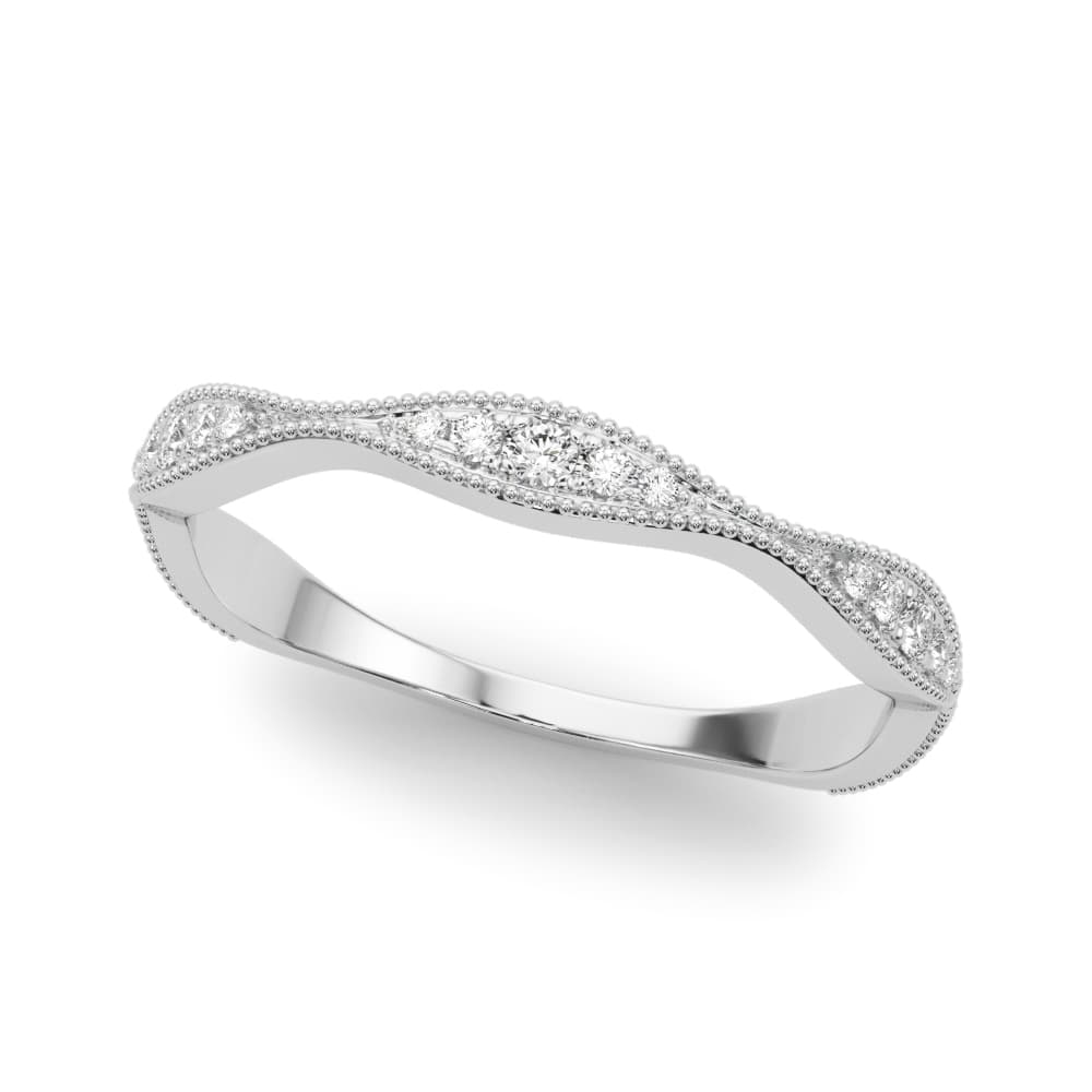Vintage Inspired Milgrain Wedding Band