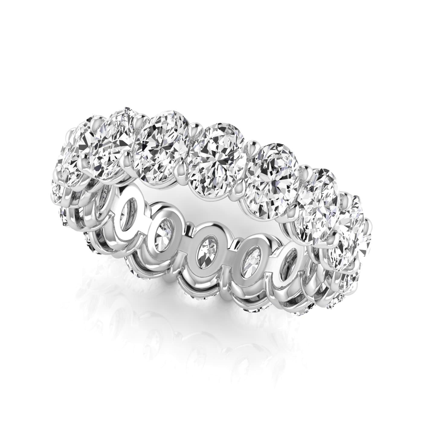 Diamonds Oval Eternity Band