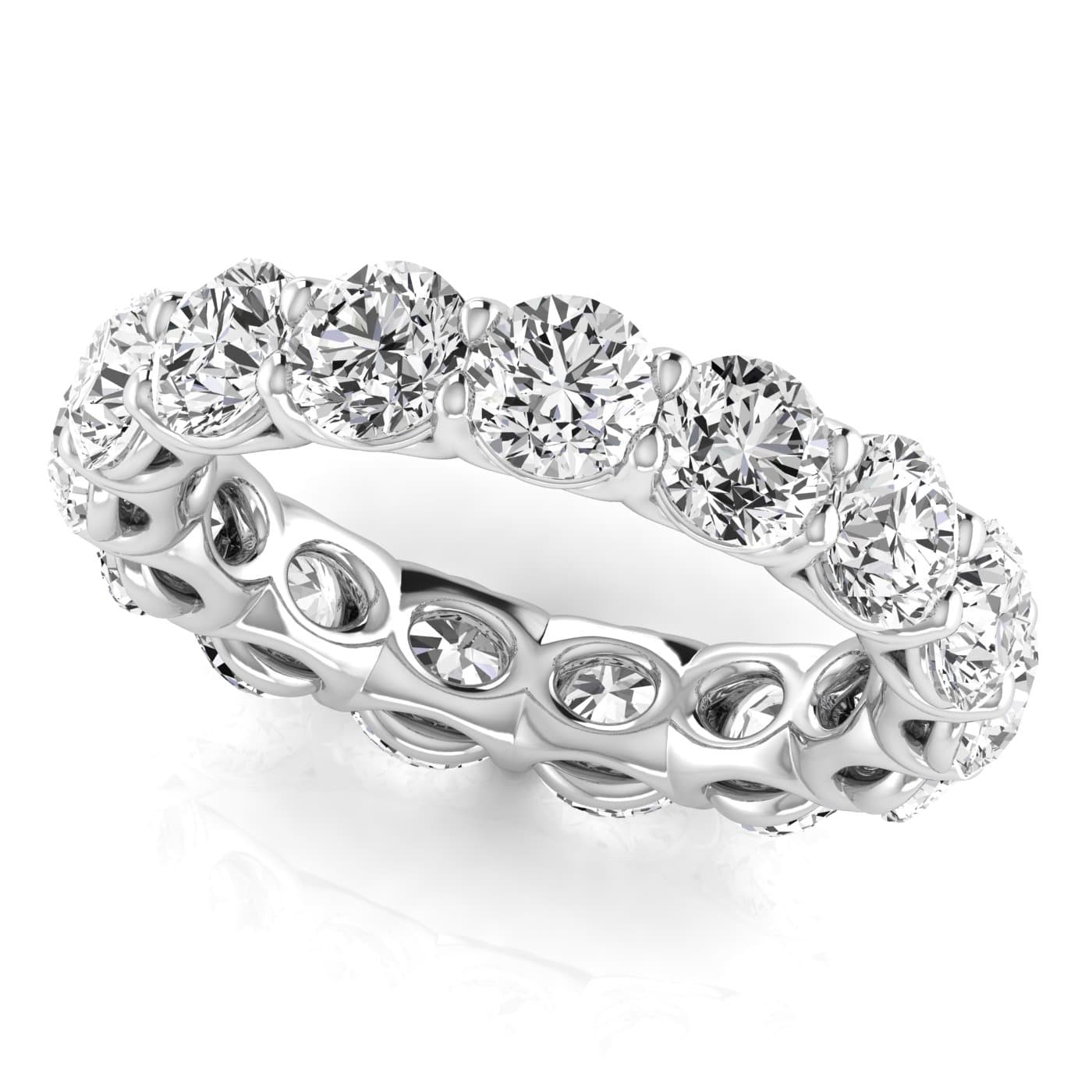 Round Diamond Eternity Band