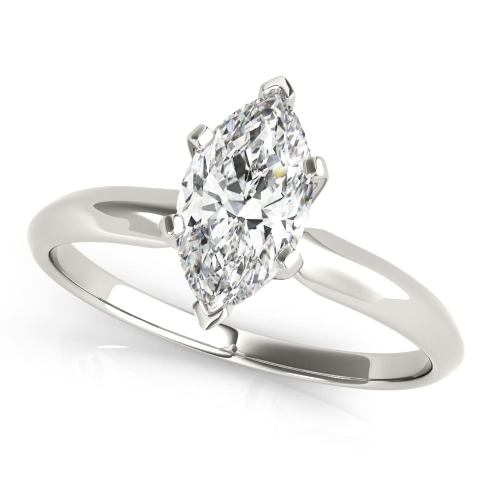 Solitaire Pear Shape Engagement Ring