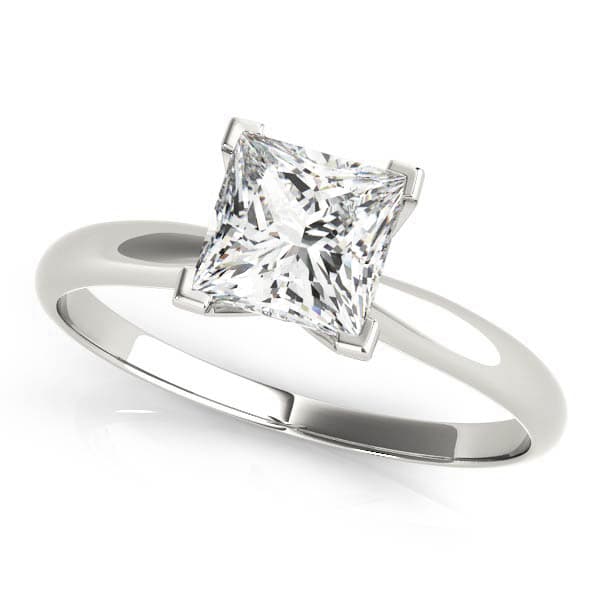 Solitaire Princess Cut Engagement Ring